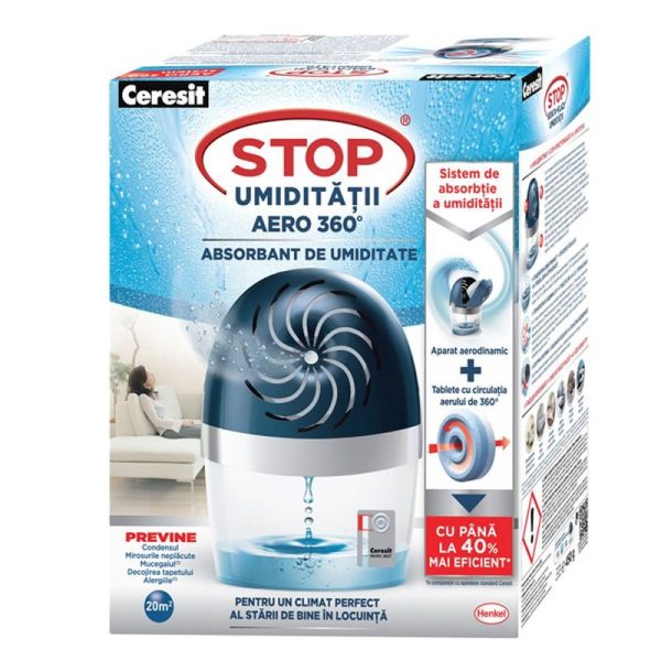 Rezerva, Ceresit Dezumidificator Aero 360 Aparat, 450 g