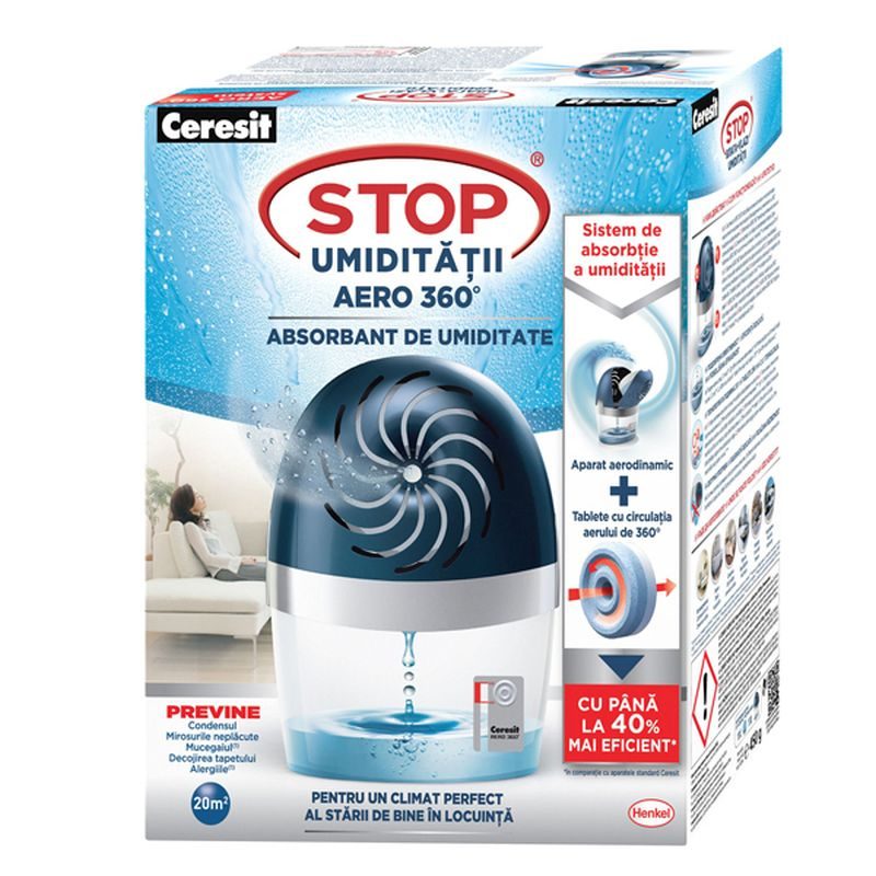Rezerva, Ceresit Dezumidificator Aero 360 Aparat, 450 g