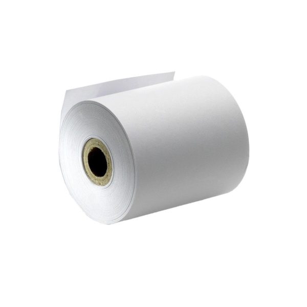 Role de hartie TERMICA, Flippy, Set 5 bucati, Role de hartie pentru Casa de Marcat, POS, latime 80 mm, Lungime 48 metri, Diametru interior 25 mm, Diametru exterior 76 mm