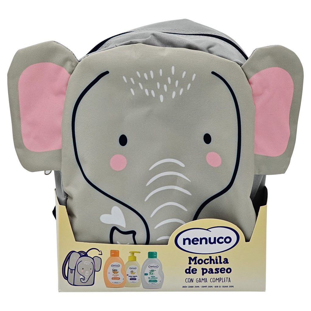 Rucsac, Nenuco, Sap200 ml, Samp200 ml, Apa Colonie 200 ml Elefante