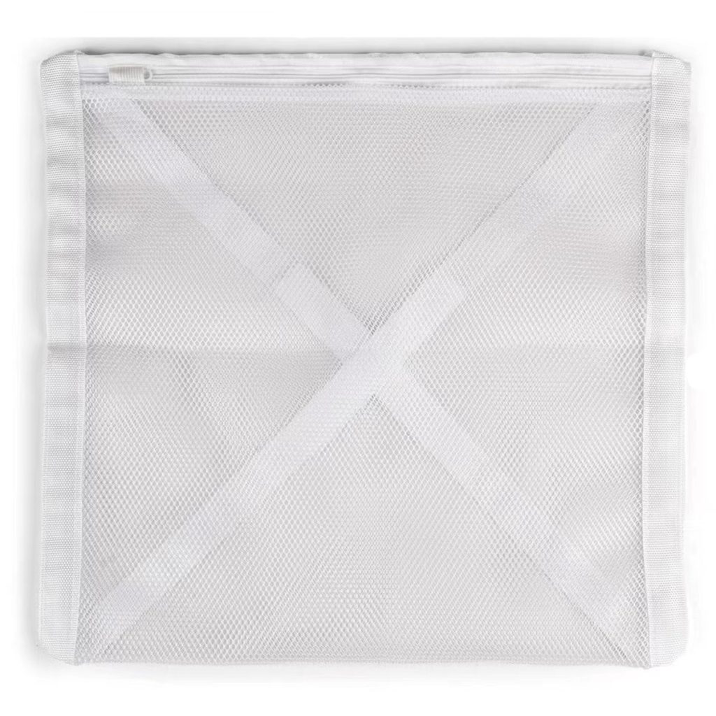 Sac pentru Spalare Incaltaminte, Flippy, Dimensiuni Mari, pentru Masina de Spalat, 40x40x1 cm, Alb