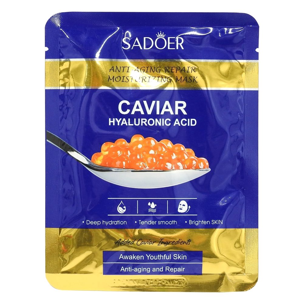 Sadoer Masca Fata Anti-imbatranire 25 g Caviar Acid Hialuronic