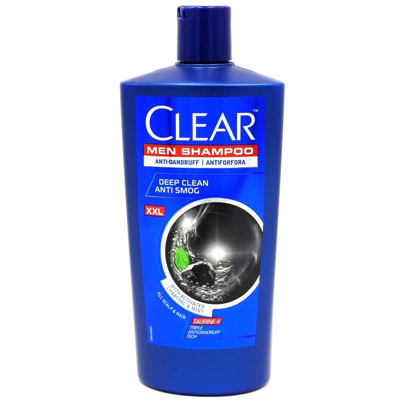 Sampon, Clear, 610 ml Men Carbune-menta