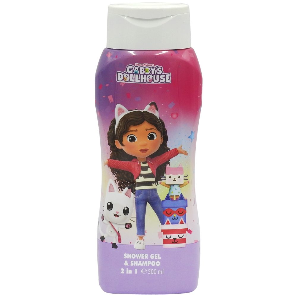 Sampon si Gel de Dus, Gabbys Dollhouse, 2in1 500 ml Kids