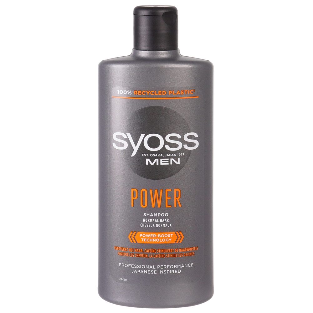 Sampon, Syoss, 440 ml Men Power Boost Technology