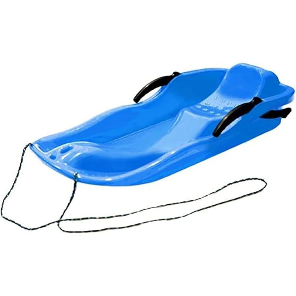 Sanie, Flippy, din Plastic, +3 Ani, 87 x 40 x 17.5 cm, cu Frana si Franghie, pentru Adulti si Copii, Albastru