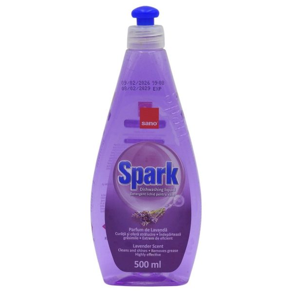 Sano Detergent Vase 500 ml Spark Lavanda