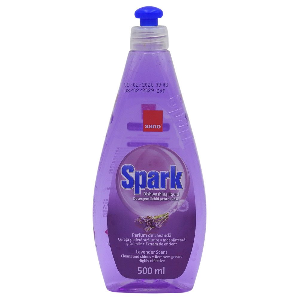 Sano Detergent Vase 500 ml Spark Lavanda