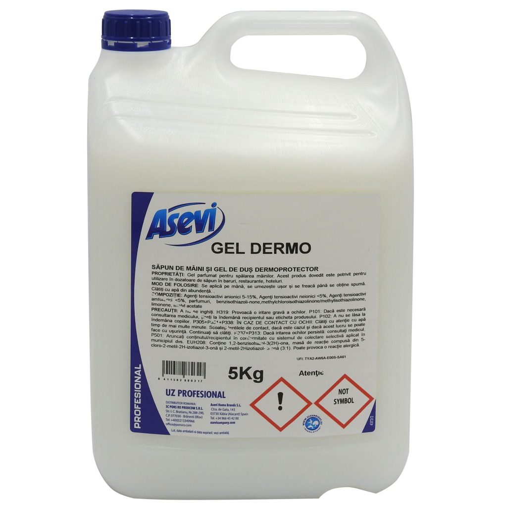 Sapun, Asevi, Maini si Gel Dus Dermo 5 L