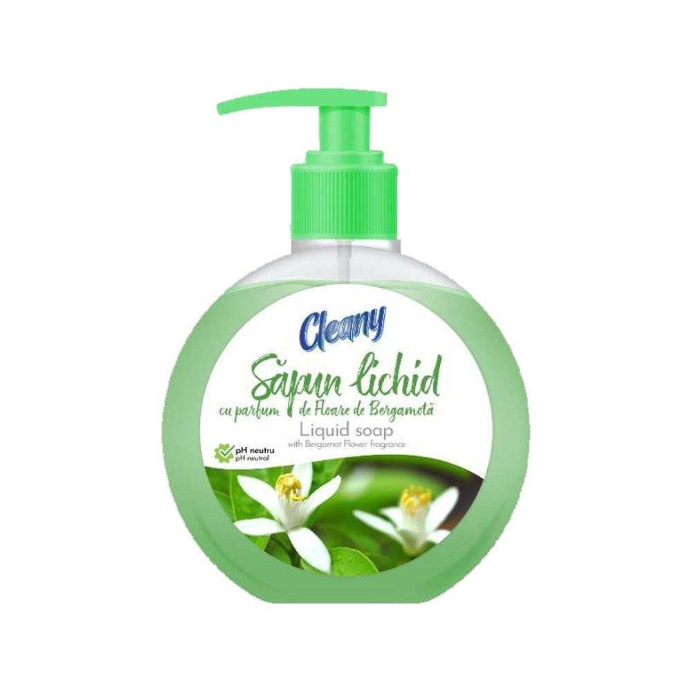 Sapun Lichid, Senzate/Cleany, Pompa 500 ml Bergamota