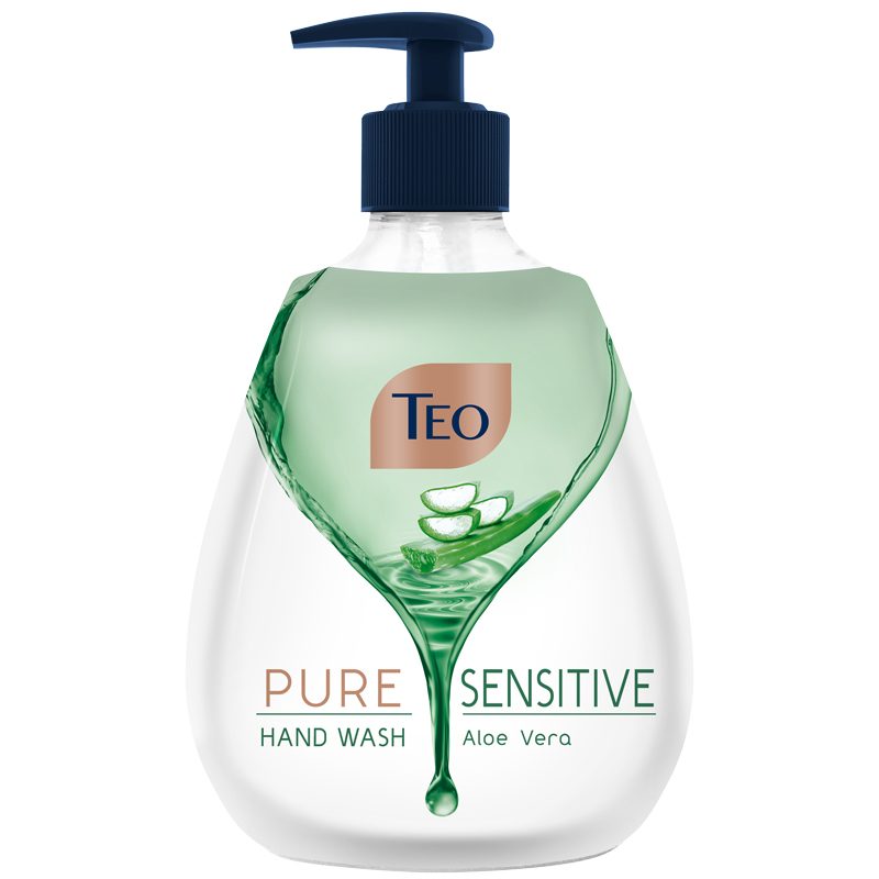 Sapun Lichid, Teo, Pompa 400 ml Pure Sensitive Aloe Vera