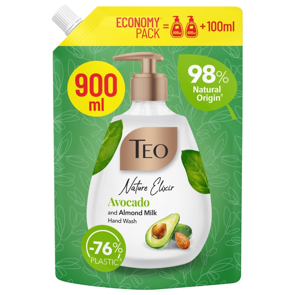 Sapun Lichid, Teo, Rezerva 900 ml Avocado