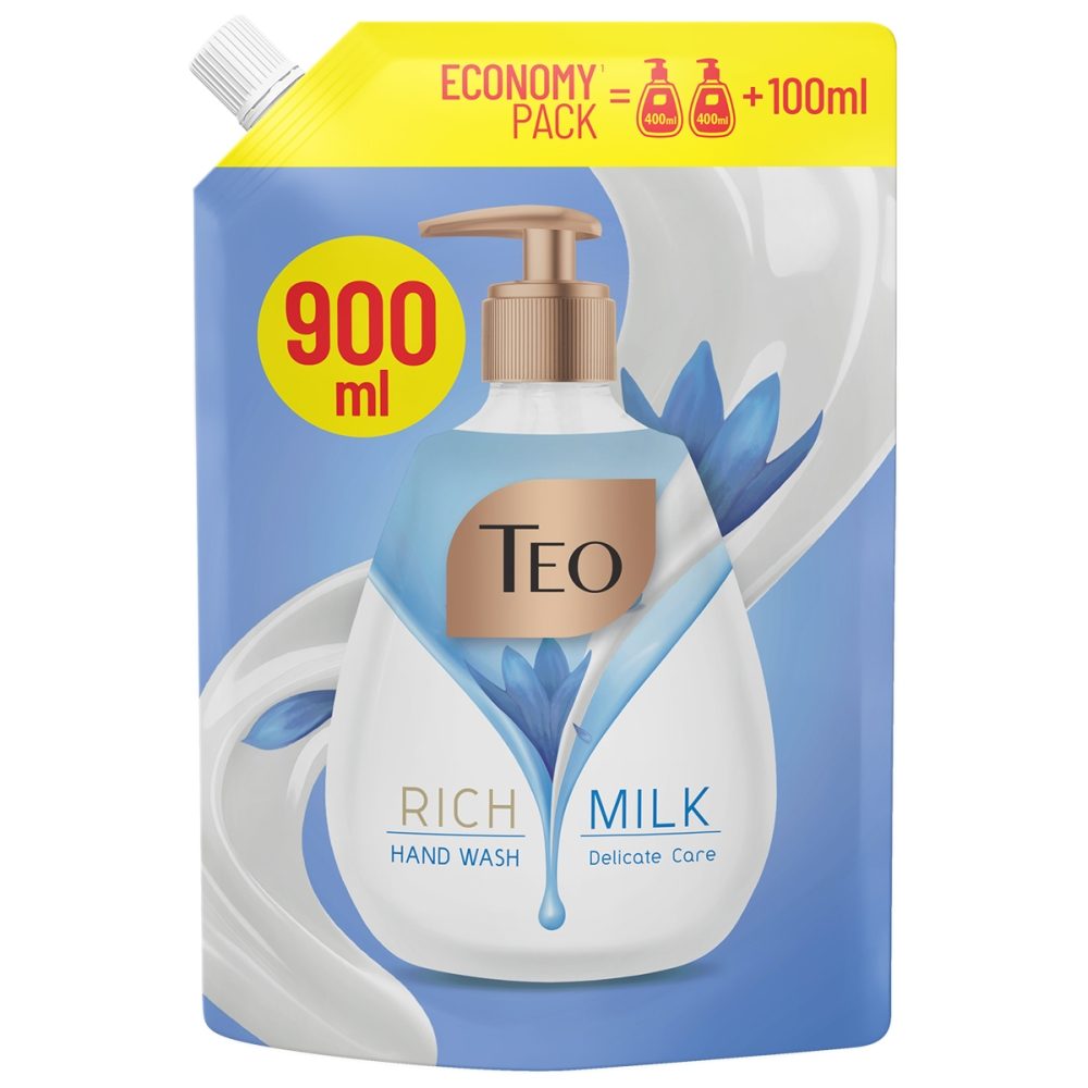 Sapun Lichid, Teo, Rezerva 900 ml Delicate Care