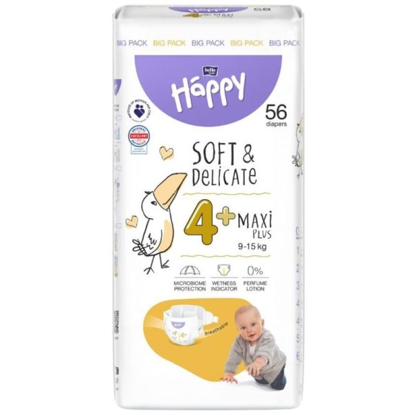 Scutec, Happy, Maxi plus 56 buc 9-15 kg, nr. 4