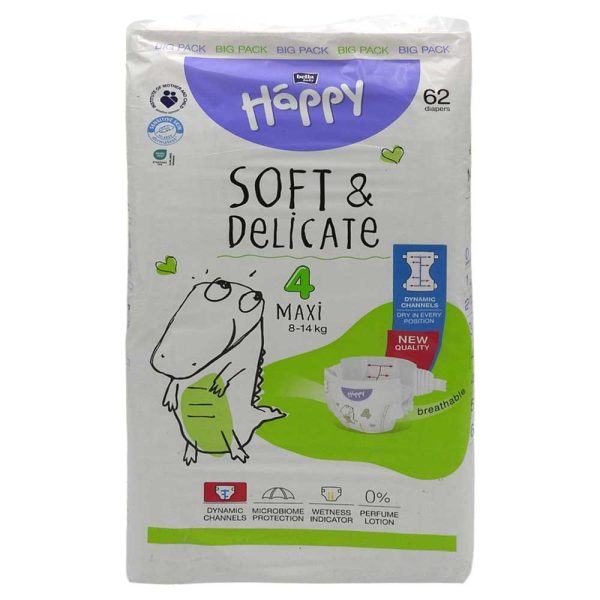 Scutec, Happy, nr. 4 Maxi 62 buc 8-14 kg