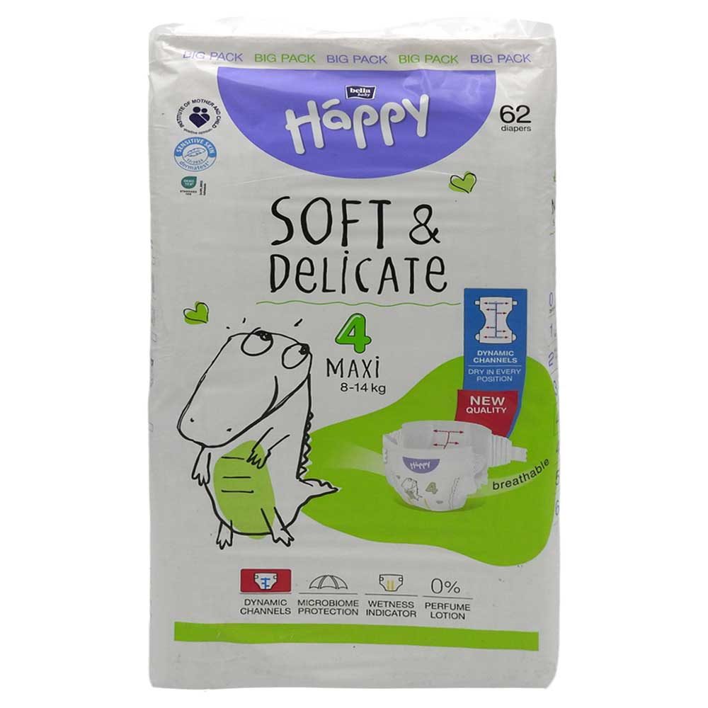 Scutec, Happy, nr. 4 Maxi 62 buc 8-14 kg