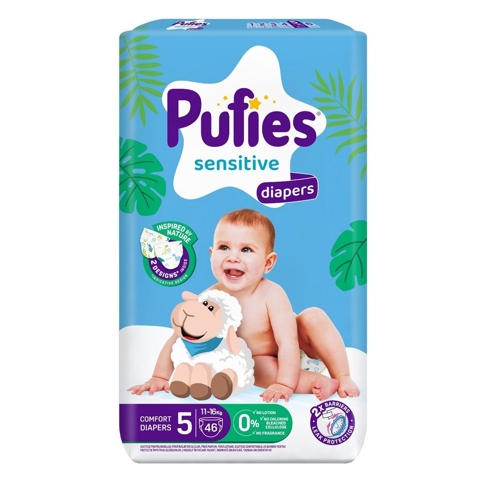 Scutec, Pufies, Fashion Nature nr. 5 Junior 11-16 kg 46 buc