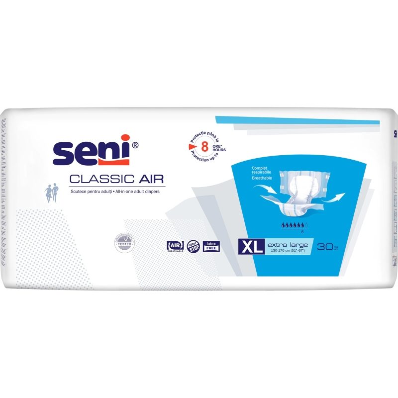 Scutec, Seni, Adult nr. 4 30 buc Classic Air Extra Large