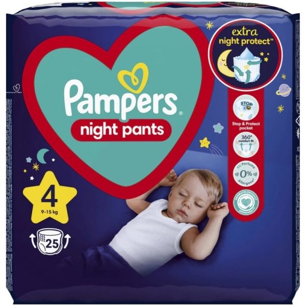 Scutec Tip Pants, Pampers, nr. 4 9-15 kg 25 buc Night