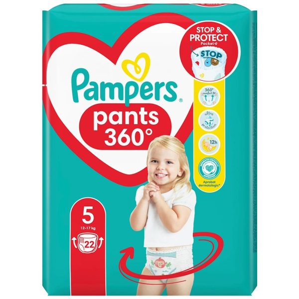 Scutec Tip Pants, Pampers, nr. 5 12-17 kg 22 buc