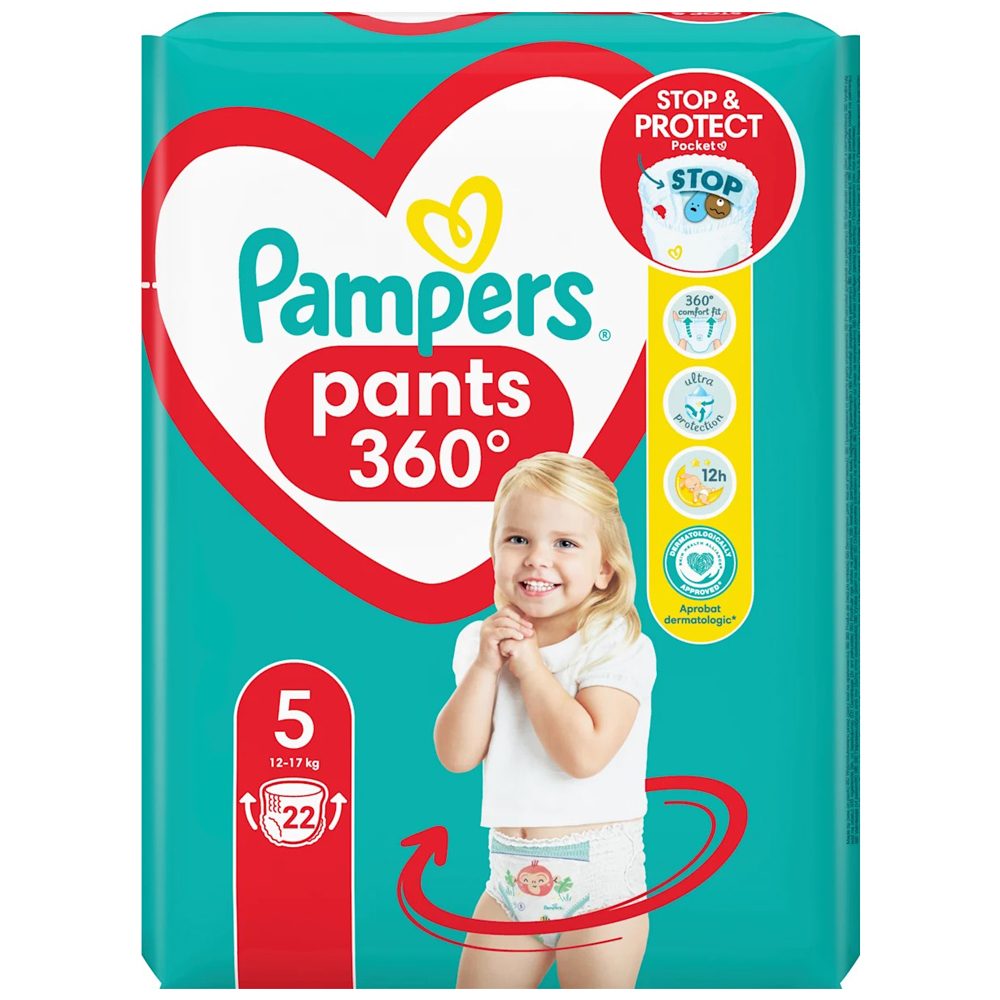 Scutec Tip Pants, Pampers, nr. 5 12-17 kg 22 buc