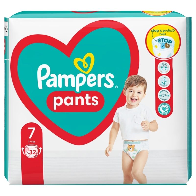 Scutec Tip Pants, Pampers, nr. 7 17 kg, 32 buc