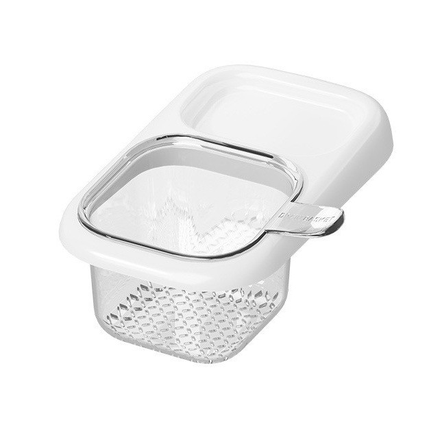Cos de Scurgere pentru Chiuveta, Flippy, din ABS, cu Maner si Ventuza, Multifunctional, 22 x 13 x 8.5 cm, Alb