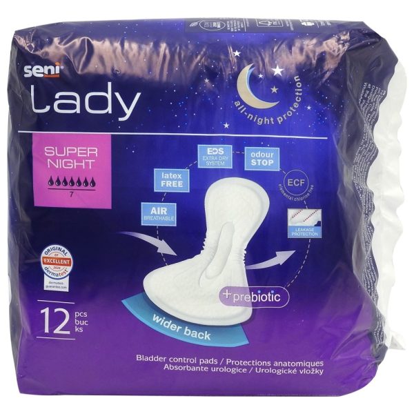 Seni Absorbant Incontinenta 12 buc Lady Super Night