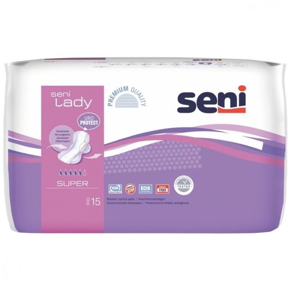 Seni Absorbant Incontinenta 15 buc Lady Super