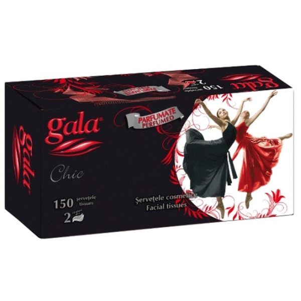 Servetele, Gala, Cutie 150 buc Black Line