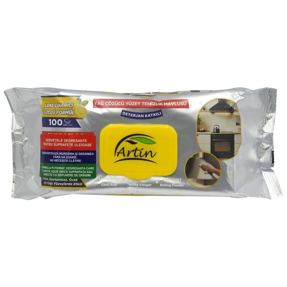Servetele Umede, Artin, Degresante 100 buc