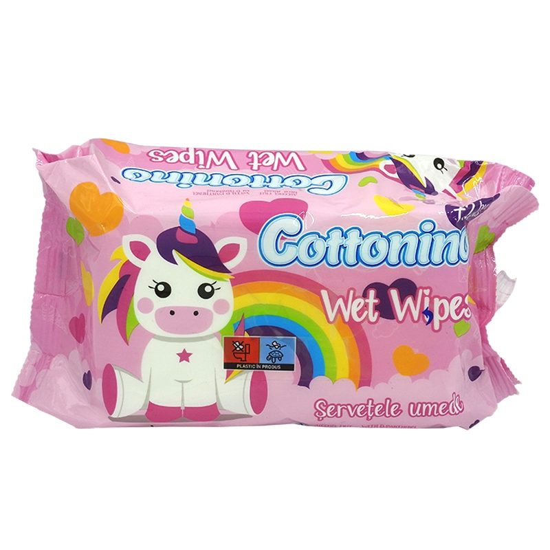 Servetele Umede, Cottonino, 72 buc Unicorn Pink