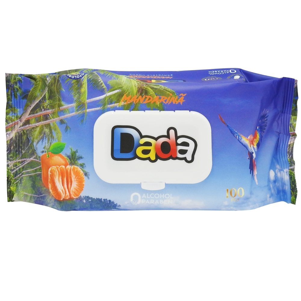 Servetele Umede, Dada, 100 buc Mandarin
