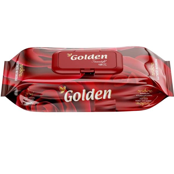 Servetele Umede, Golden, 120 buc Rose