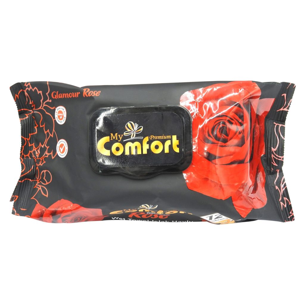 Servetele Umede, My Comfort, 120 buc Trandafir