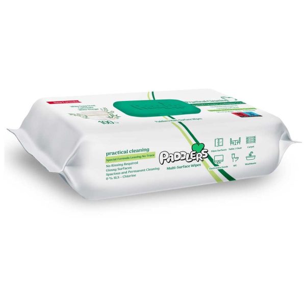 Servetele Umede, Paddlers, Multisuprafete 100 buc White Sapun