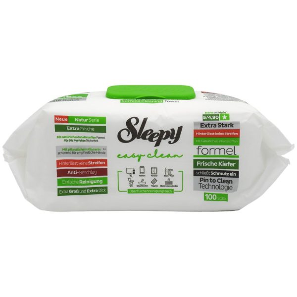 Servetele Umede, Sleepy Easy Clean, Multisuprafete 100 buc Pine Freshness