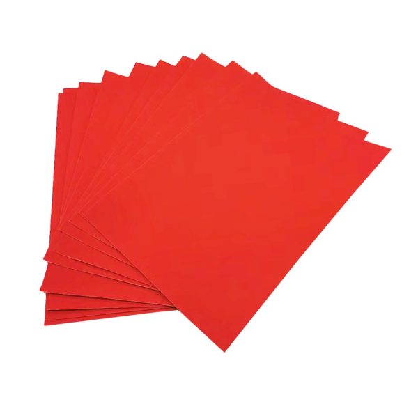 Set 10 Foi de Catifea , Flippy, Rosu, 25 x 29 cm, Moale, Placuta la Atingere