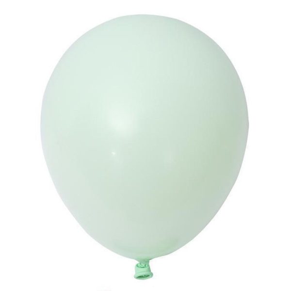 Set 12 Baloane, Flippy, din Latex Macaroon, 30 cm, Verde