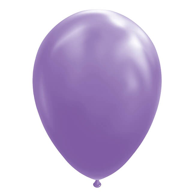 Set 12 Baloane, Flippy, din Latex Standard, 13 cm, Mov