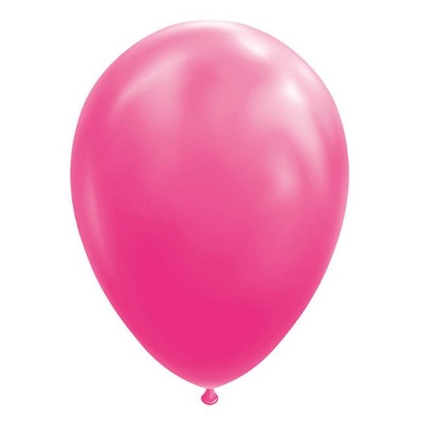 Set 12 Baloane, Flippy, din Latex Standard, 13 cm, Roz