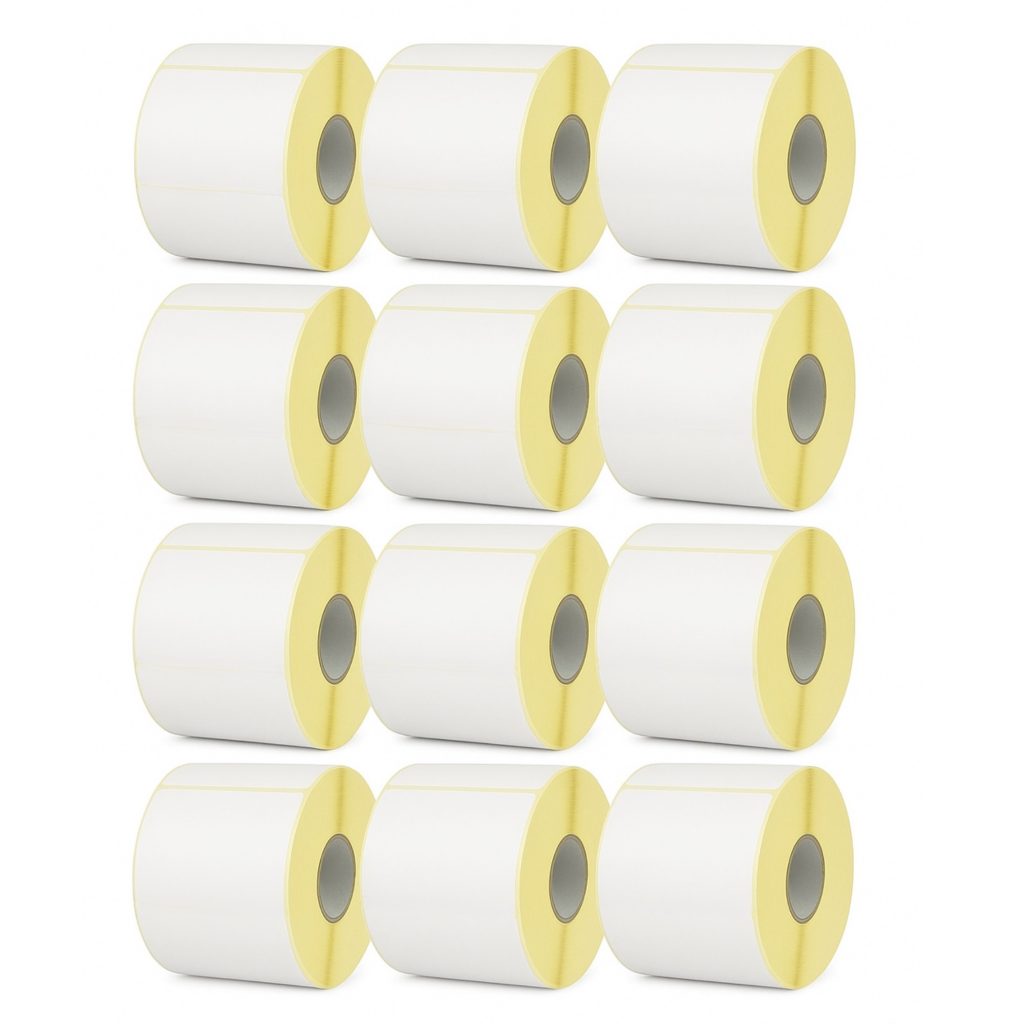 Set 12 Role Etichete Autoadezive Termice 105x148mm, 400 Etichete/Rola, pentru AWB