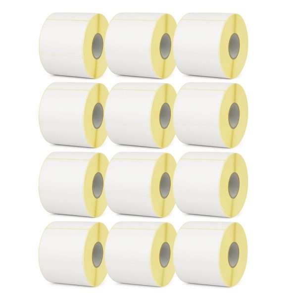 Set 12 Role Etichete Autoadezive Termice 105x148mm, 400 Etichete/Rola, pentru AWB
