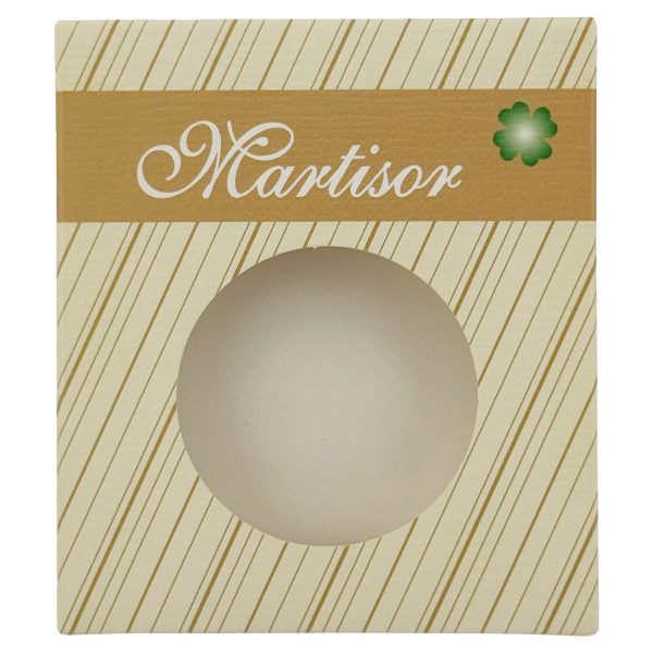 Ambalaje de Carton pentru Martisoare, Flippy, Set 200 Bucati, Cutii pentru Brosa Martisor, Model Crem cu Dungi , 8 x 7 cm, Crem
