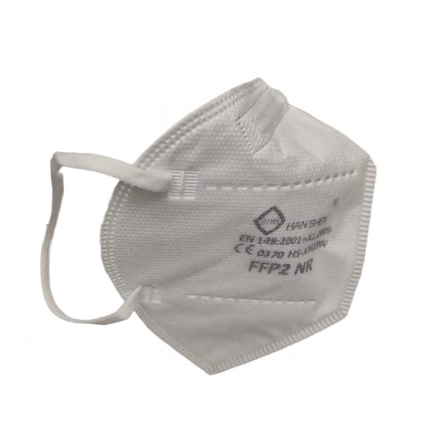 Set 450 bucati Masca de protectie faciala, Flippy, de unica folosinta pentru adulti, FFP2, KN95 CE 0370, 5 straturi, nesterila, ambalaj individual, Alb