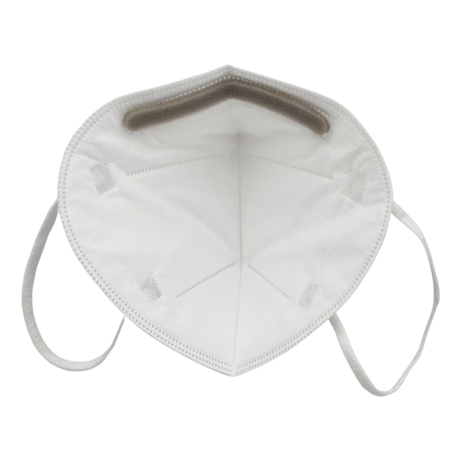 Set 5 bucati Masca de protectie faciala, Flippy®️, de unica folosinta, FFP2 CE 2163, 5 straturi, nesterila, ambalaj individual, Alb - Image 3