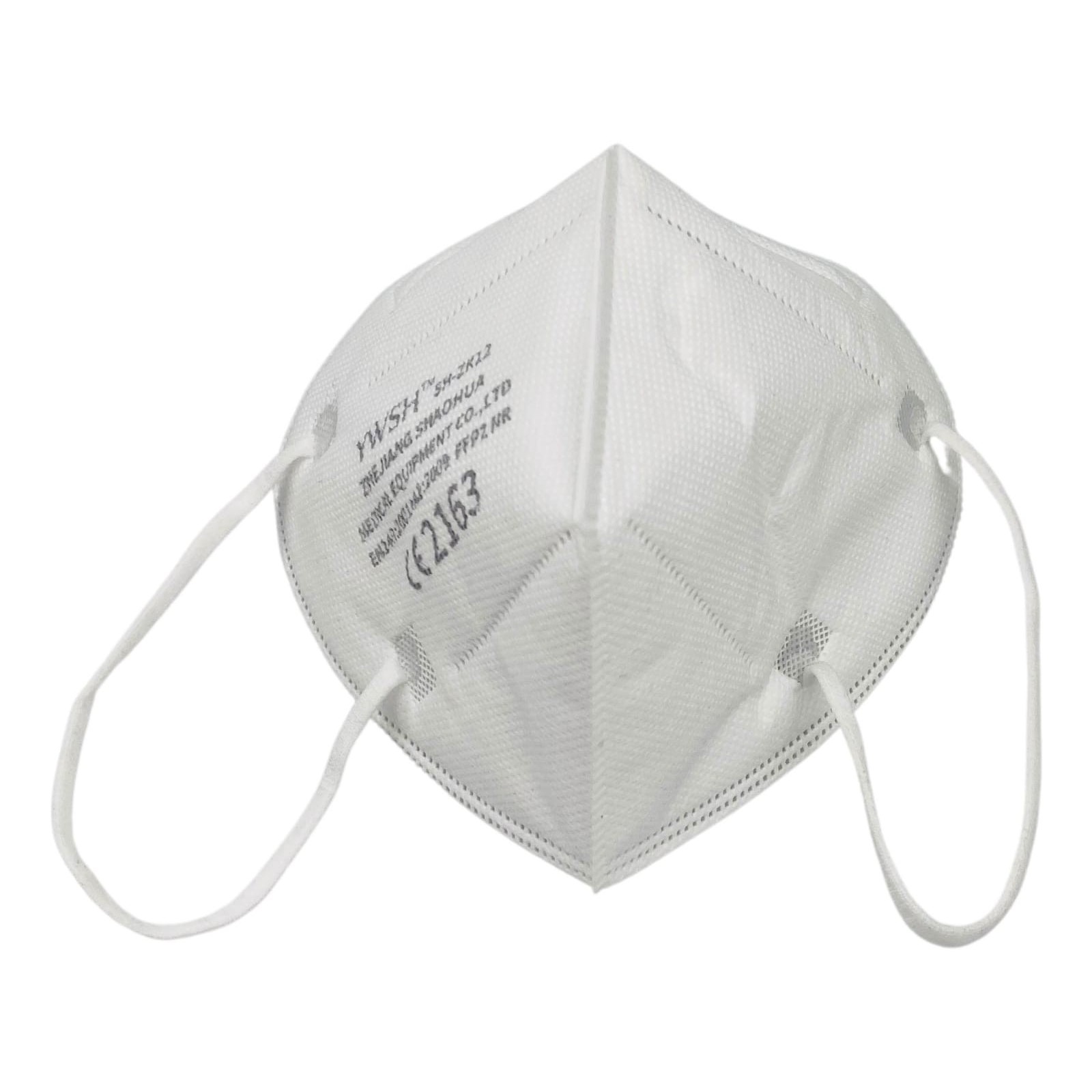 Set 5 bucati Masca de protectie faciala, Flippy®️, de unica folosinta, FFP2 CE 2163, 5 straturi, nesterila, ambalaj individual, Alb - Image 6