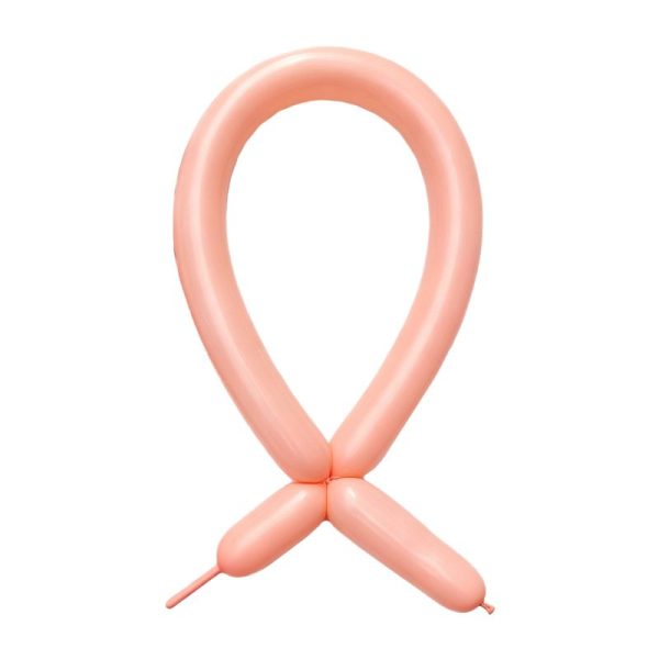 Baloane de Modelaj, Flippy, Set 50 bucati, Model Standard, din Latex, 30 x 1.5 cm, 1.8 g per unitate, pana la 150 cm, Portocaliu