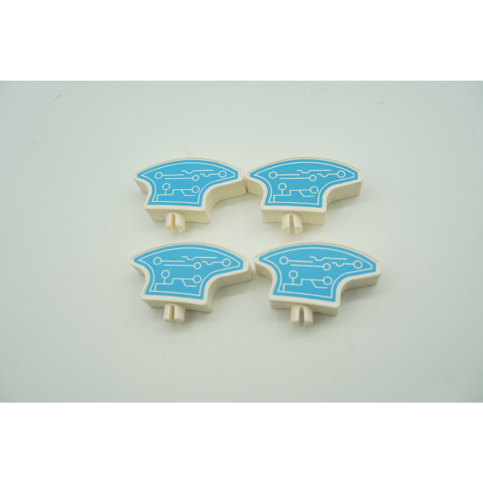Set inteligent de blocuri magnetice pentru copii, 8 piese, cutie depozitare, racheta, albastru - Image 9