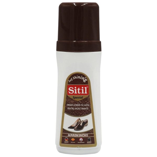 Sitil Crema Lichida Pantofi 80 ml Maro Inchis